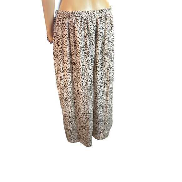 Listicle Wide Leg Lounge Pants in Leopard Print Size Small - Picture 5 of 7